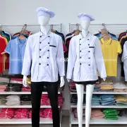 Áo bếp tay dài trắng viền đen